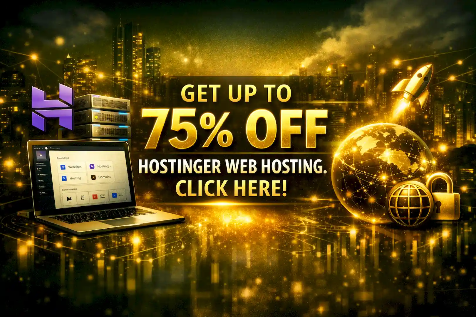 Hostinger Web Hosting - Get Up To 75% Off